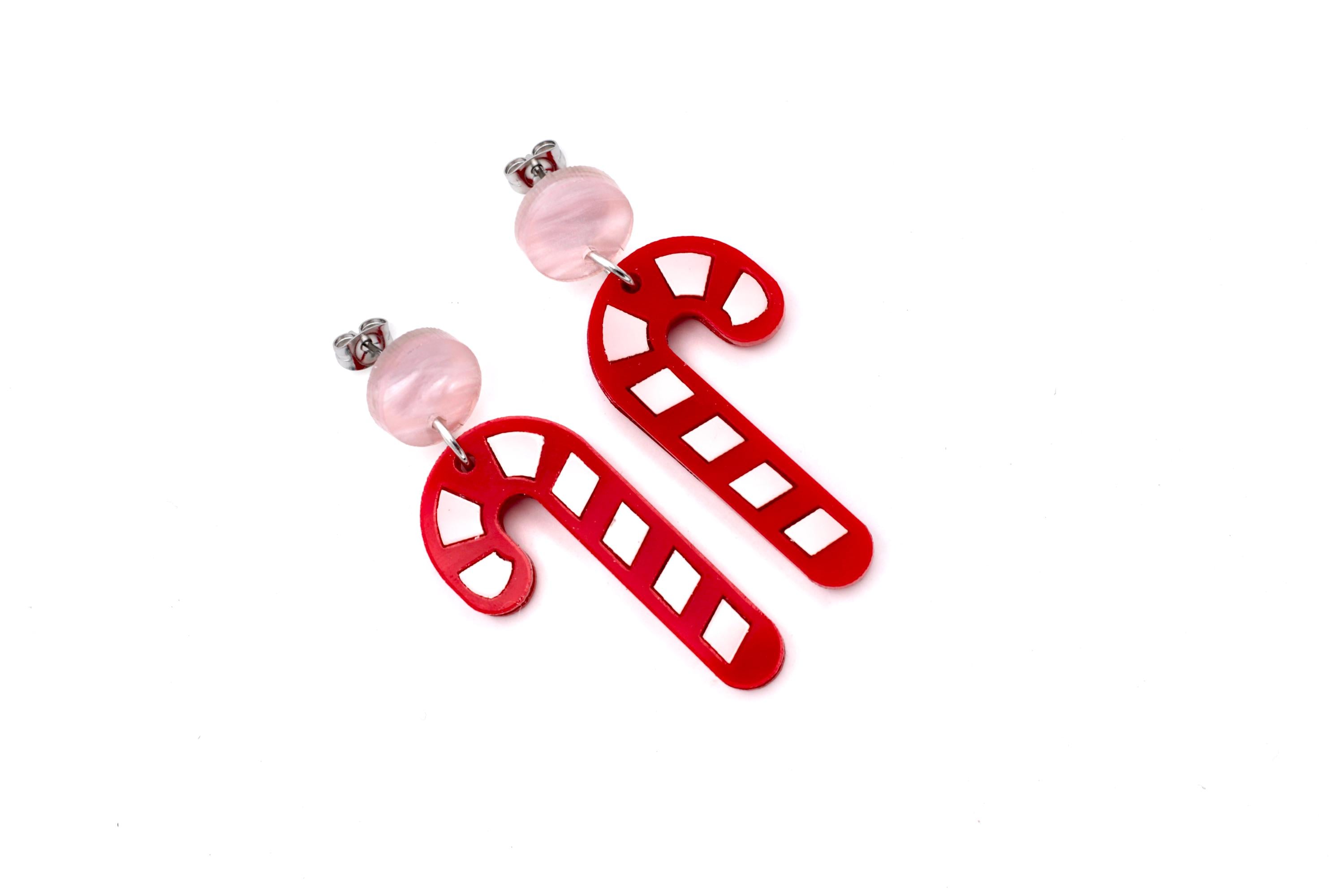 Candy Cane Earrings