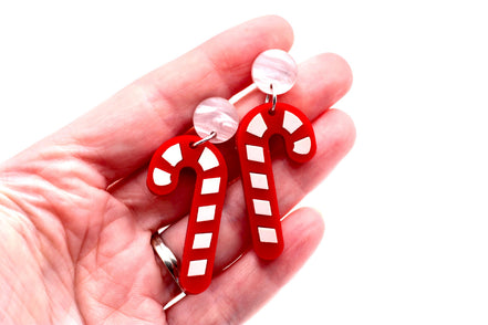 Candy Cane Earrings