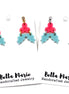 Pastel Holly Earrings