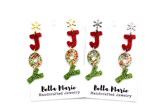 Red Green Joy Earrings
