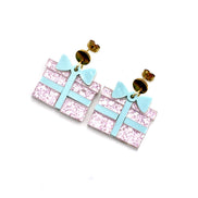 Pink Present Earrings