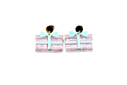 Pink Present Earrings