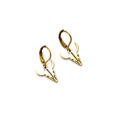 Cow Skull Earrings