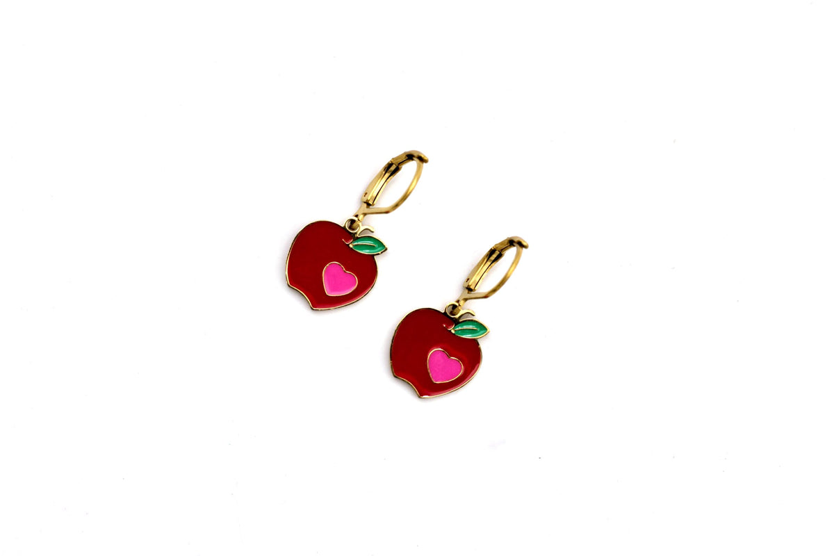Cute Apple Earrings
