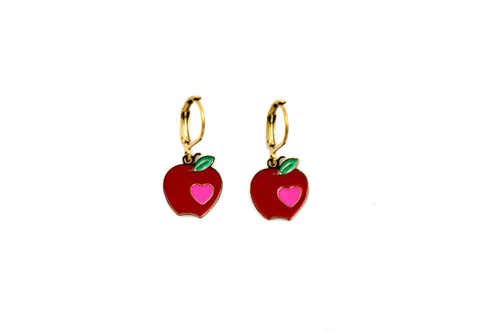 Cute Apple Earrings