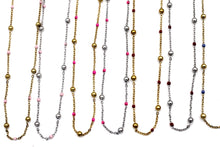 Load image into Gallery viewer, Colorful Enamel Satellite Necklace
