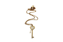 Load image into Gallery viewer, Double Key Charm Necklace
