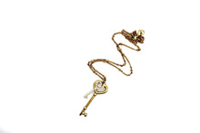 Load image into Gallery viewer, Double Key Charm Necklace
