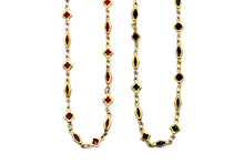 Load image into Gallery viewer, Enamel Quatrefoil Necklace
