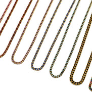 Enamel Curb Necklace