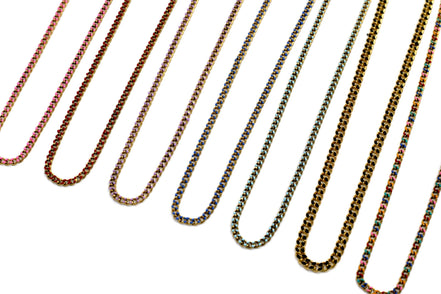 Enamel Curb Necklace
