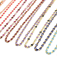 Enamel Oversized Curb Necklace