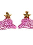 Pink Cowgirl Hat Earrings