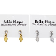 Patterned Diamond Earrings