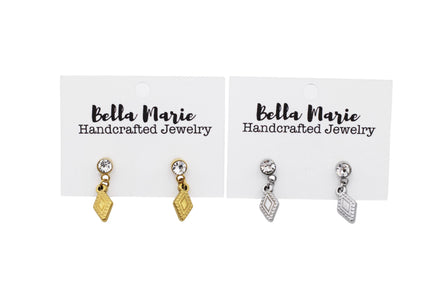 Patterned Diamond Earrings