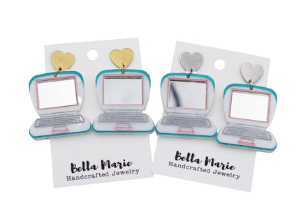 Laptop Computer Earrings