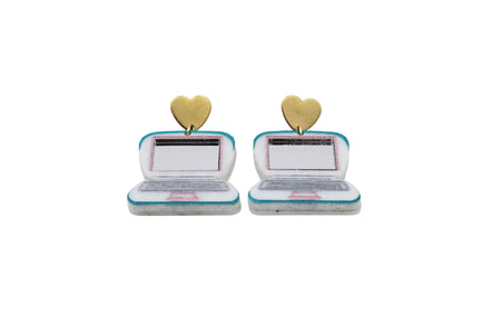 Laptop Computer Earrings