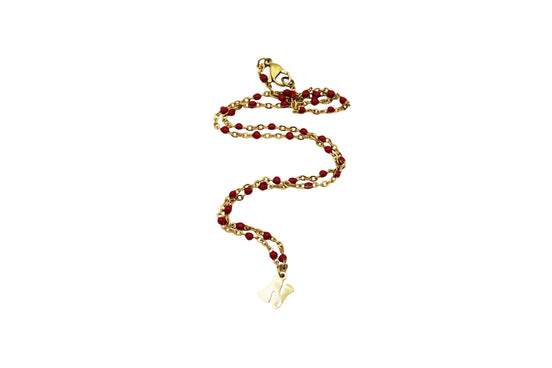 Retro N Charm Necklace