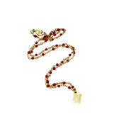Retro N Charm Necklace