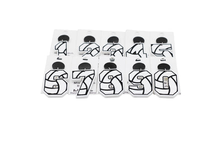 Volleyball Number Earrings