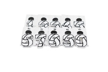 Load image into Gallery viewer, Volleyball Number Earrings
