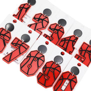 Basketball Number Earrings