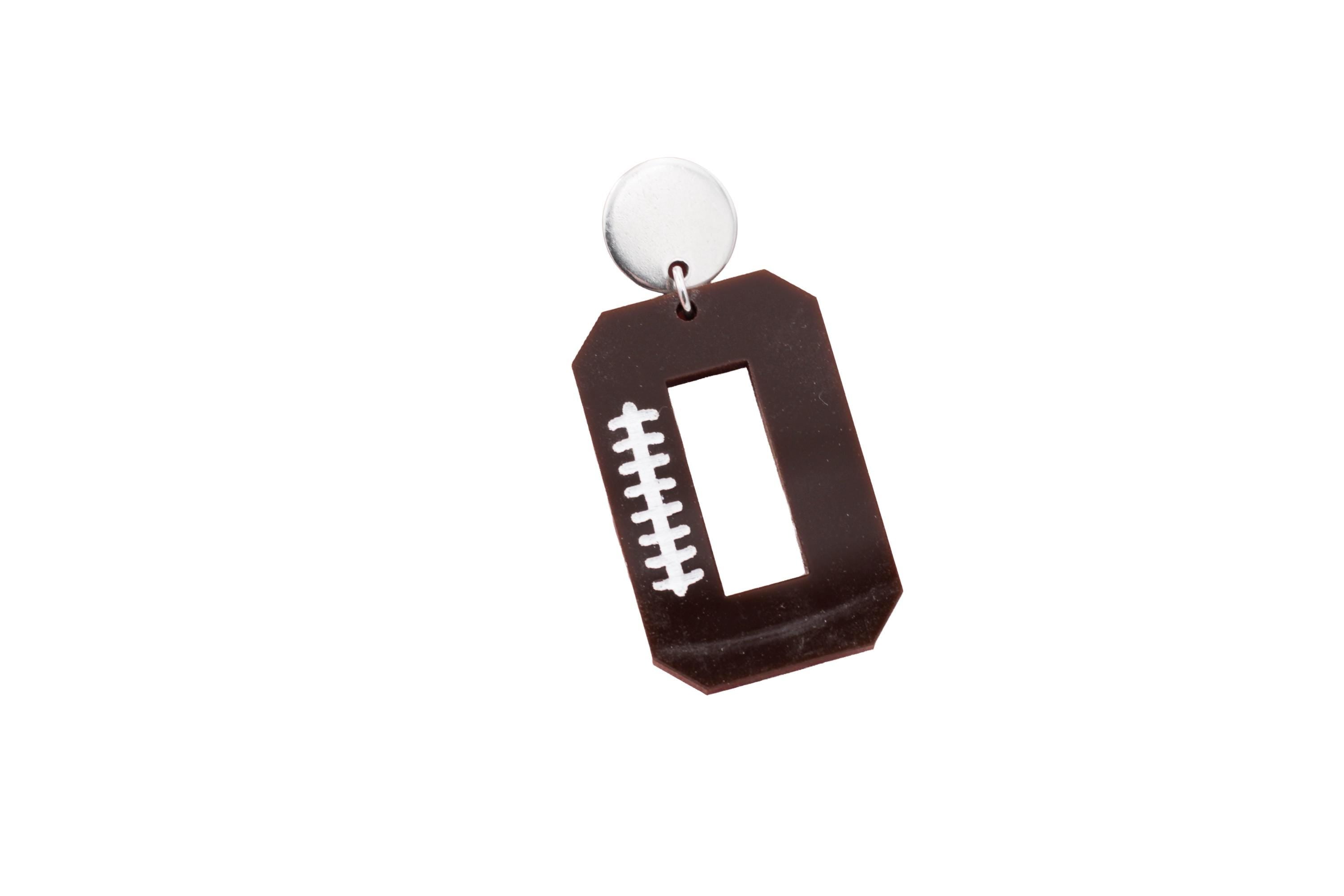 Football Number Earrings