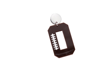 Football Number Earrings