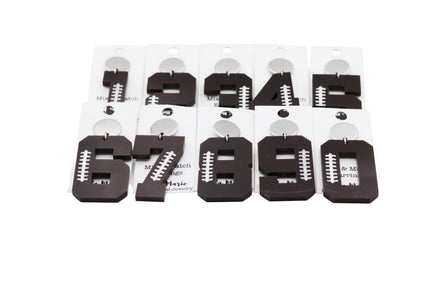 Football Number Earrings