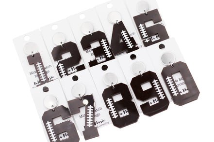 Football Number Earrings