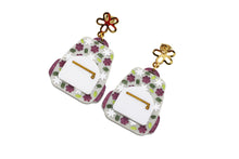 Load image into Gallery viewer, Floral Backpack Earrings
