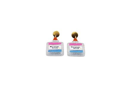 Glitter Glue Earrings
