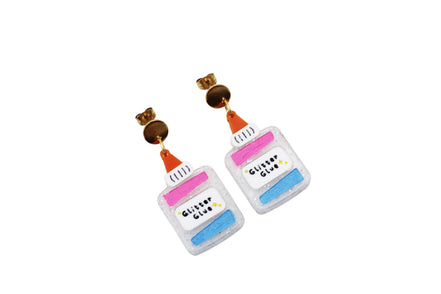 Glitter Glue Earrings