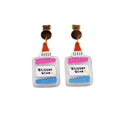 Glitter Glue Earrings