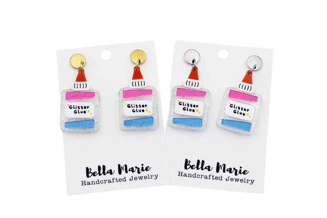 Glitter Glue Earrings