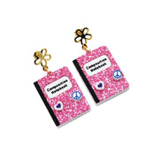 Composition Notebook Earrings