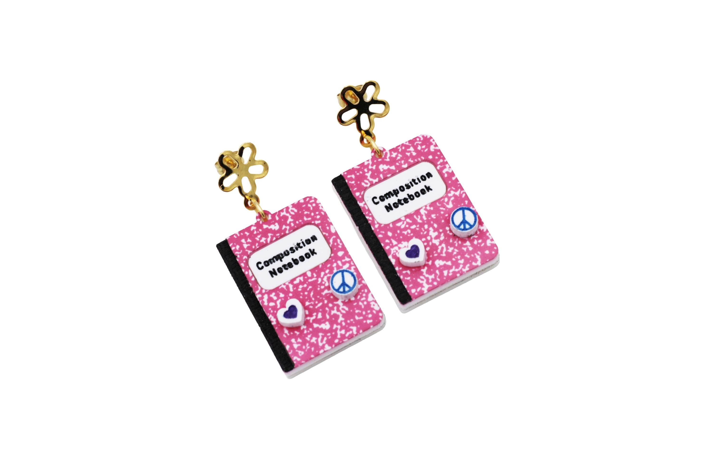 Composition Notebook Earrings