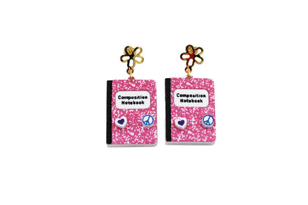 Composition Notebook Earrings