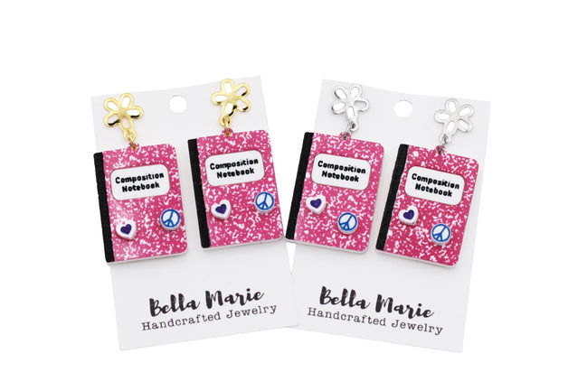 Composition Notebook Earrings