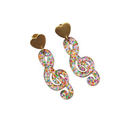 Treble Clef Earrings