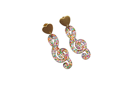 Treble Clef Earrings