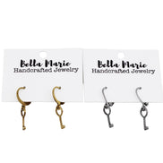 Dainty Key Earrings