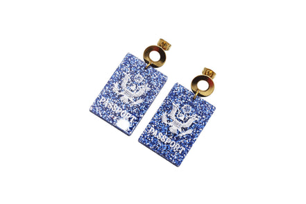 Passport Earrings