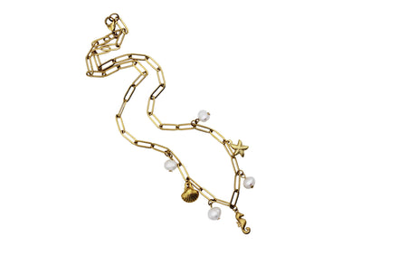 Nautical Multi Charm Necklace