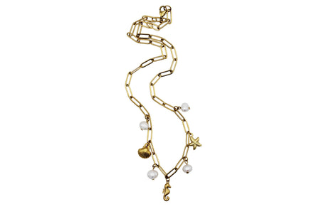 Nautical Multi Charm Necklace
