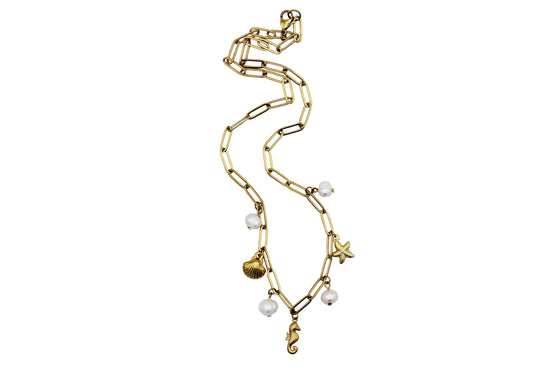 Nautical Multi Charm Necklace