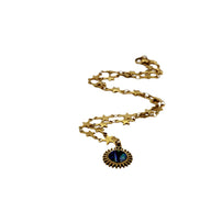 Gold Abalone Sun Necklace