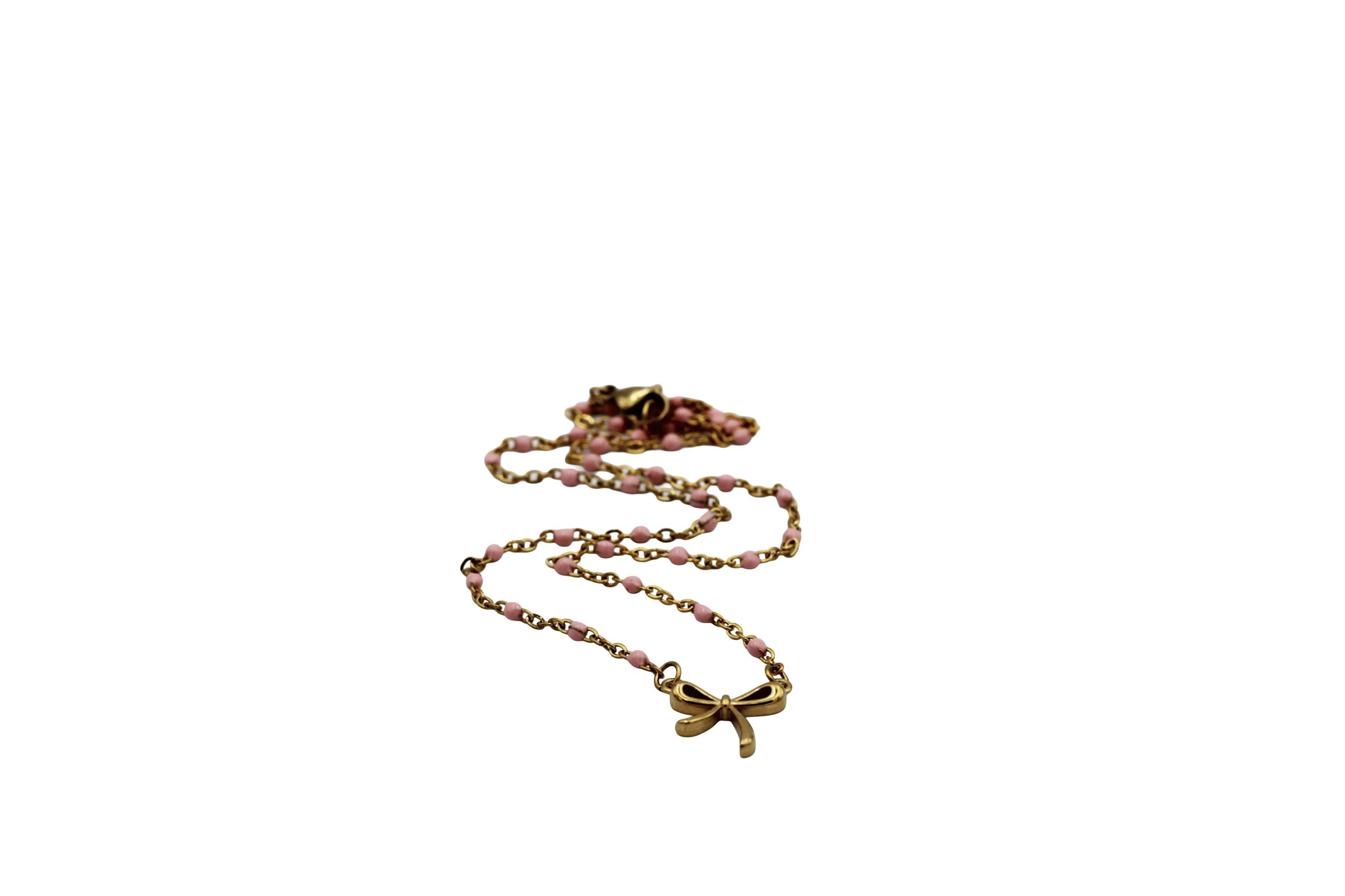 Dainty Bow Necklace