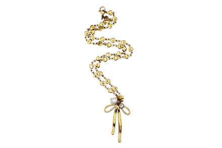 Bow Cluster Charm Necklace