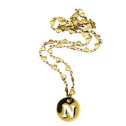 Gold N Circle Charm Necklace